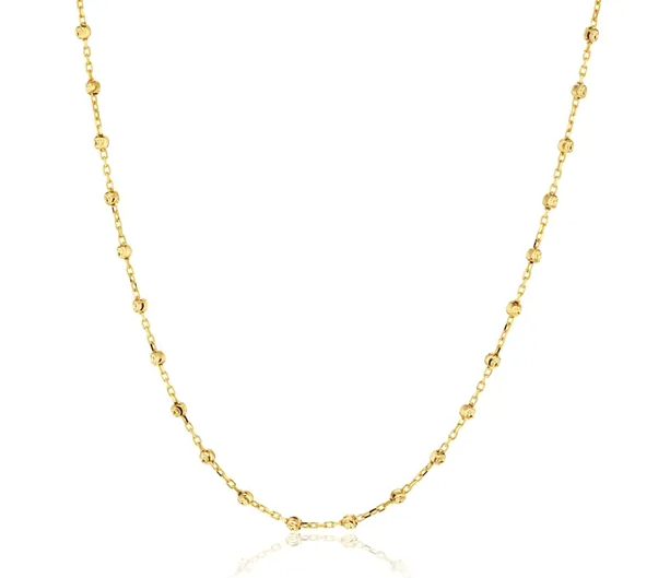 9ct Yellow Gold Fancy Ball Chain