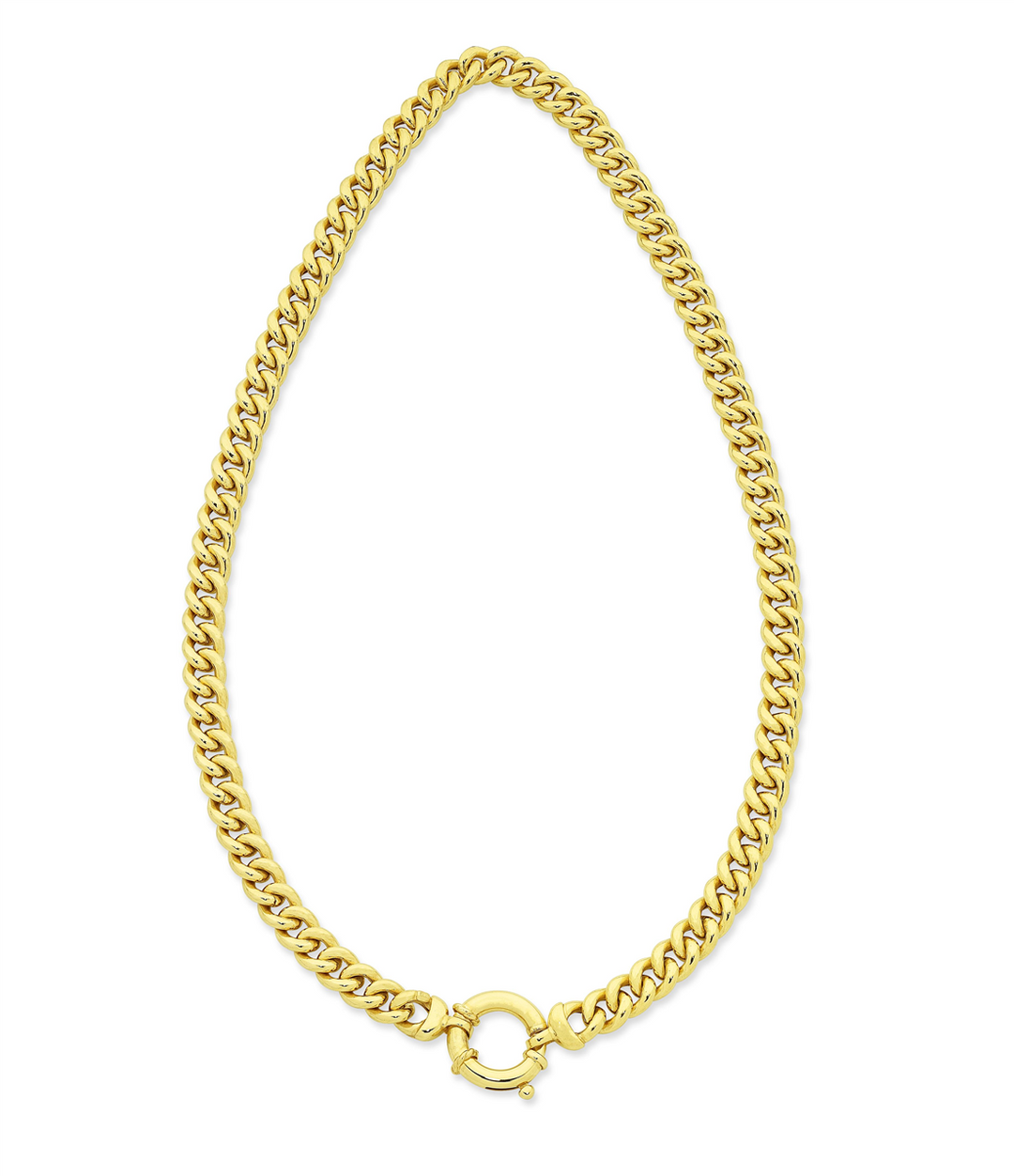 9ct Yellow Gold Curb Necklace