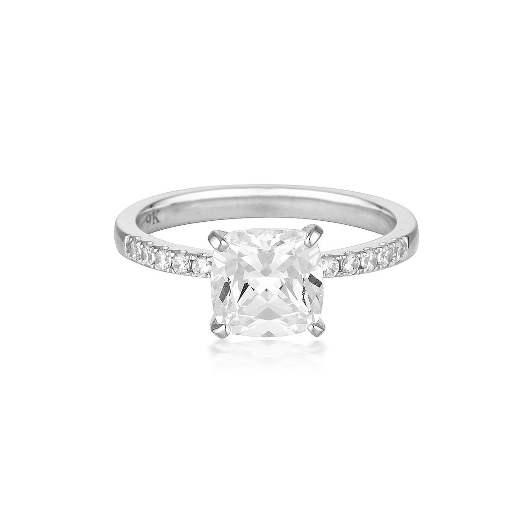 Georgini 9ct White Gold Engagement Ring