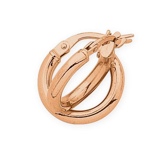 Rose Gold Hoops