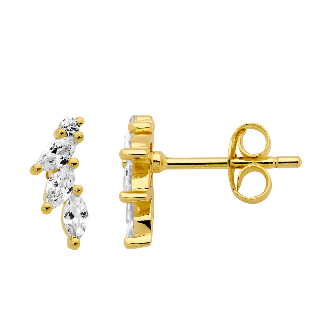 Ellani Marquise And Round Earrings