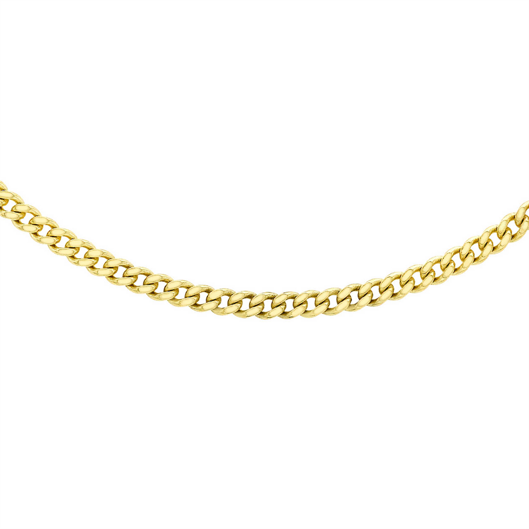9ct Yellow Gold Curb Chain
