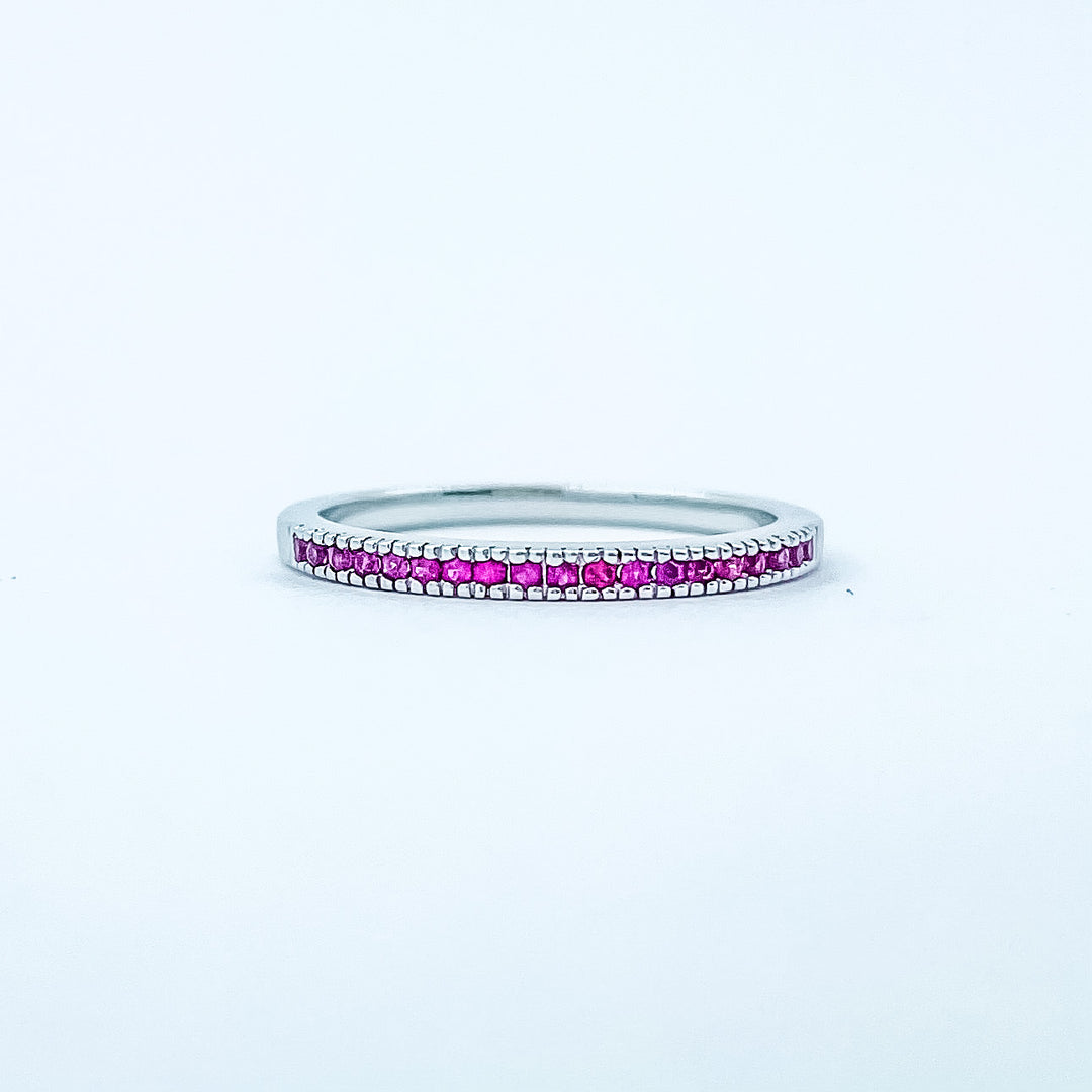 18ct White Gold Ruby Ring