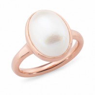 9ct Gold Mabe Pearl Ring