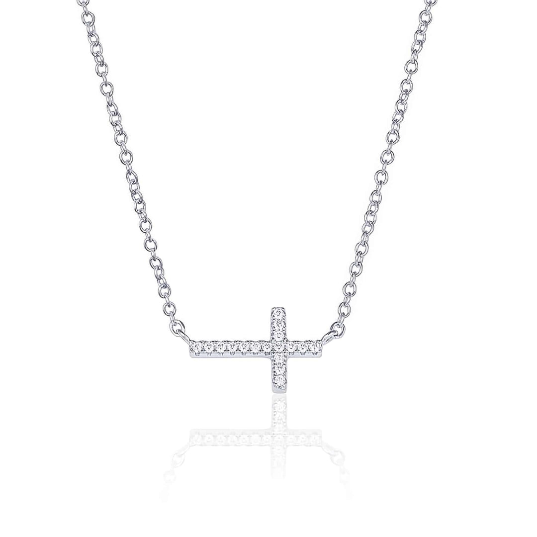 Sterling Silver Cross Necklace