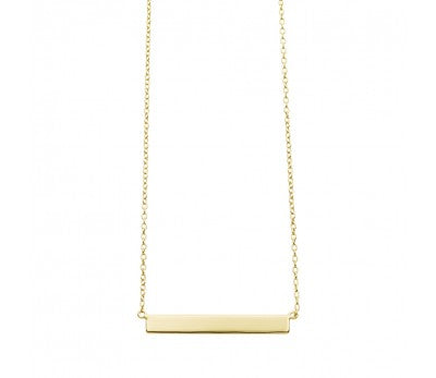 Maya Del Ray Gold Plated Bar Pendant