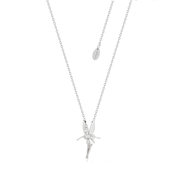 Disney Couture Sterling Silver Tinkerbell Necklace