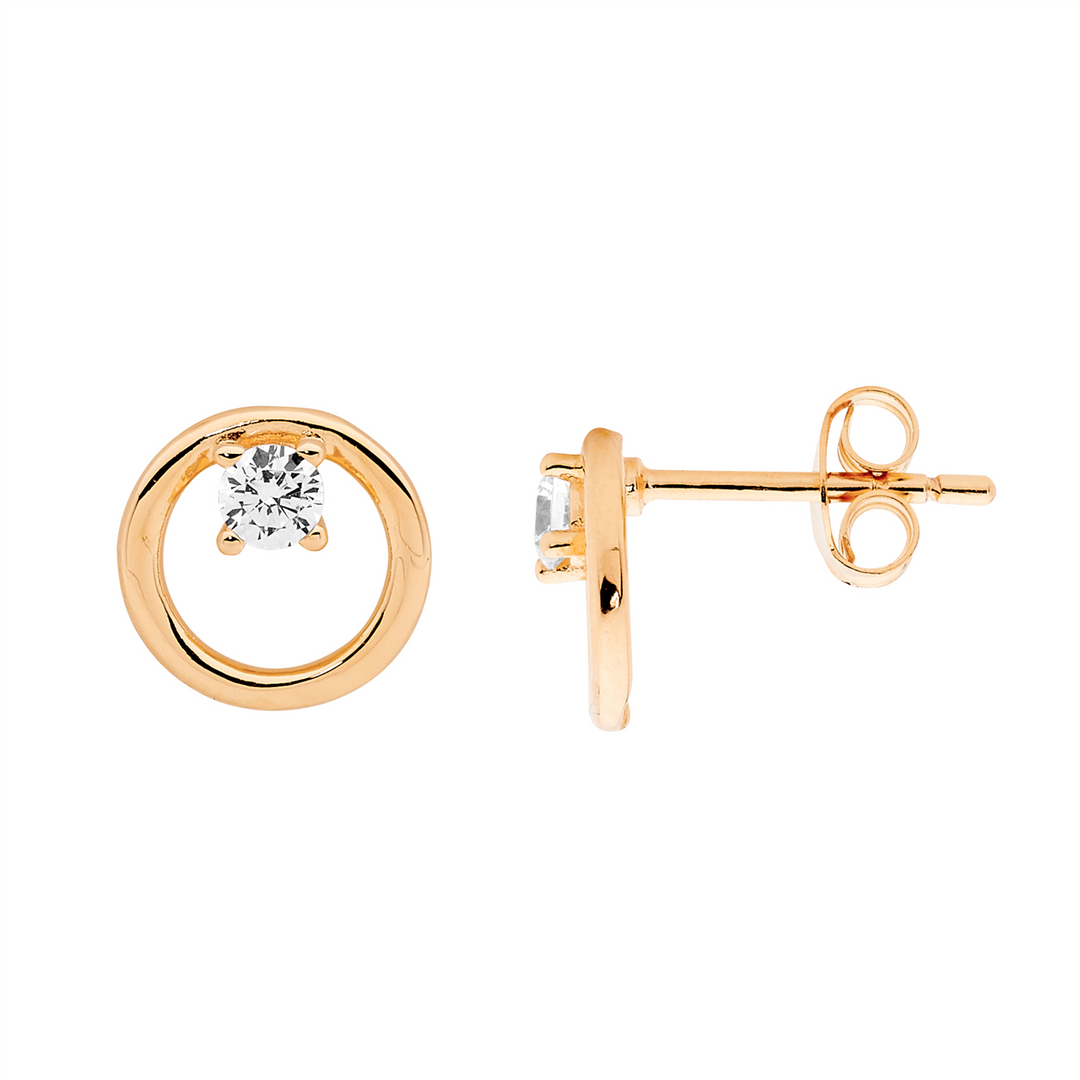 Ellani Open Circle Earrings